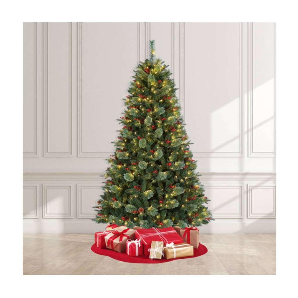 Árbol de Navidad Artificial Member's Mark Joy con Luces LED 2.28 m Drop 002