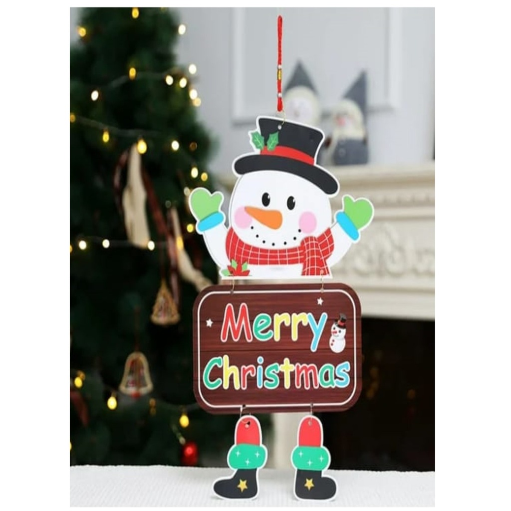Colgante Armable Navideño Muñeco de Nieve Drop 002
