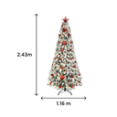 Árbol de Navidad Artificial Member's Mark con Esferas 2.43 m Drop 002
