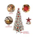 Árbol de Navidad Artificial Member's Mark con Esferas 2.43 m Drop 002