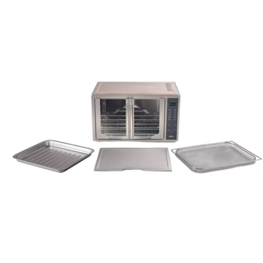 Horno Eléctrico Oster con Freidora de Aire 42L Puerta Francesa Drop002