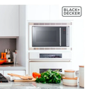 Horno de Microondas Black & Decker 1.1 Pies Cúbicos Drop002