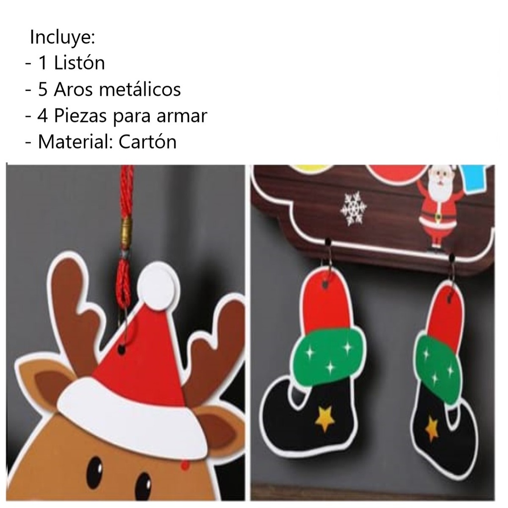 Colgante Armable Navideño Reno Drop 005