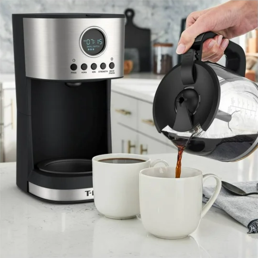 Cafetera T-Fal Capacidad 14 Tazas con Filtro Permanente Drop002