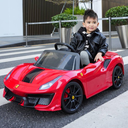Carrito Montable Eléctrico Ferrari Rojo Infantil Drop002