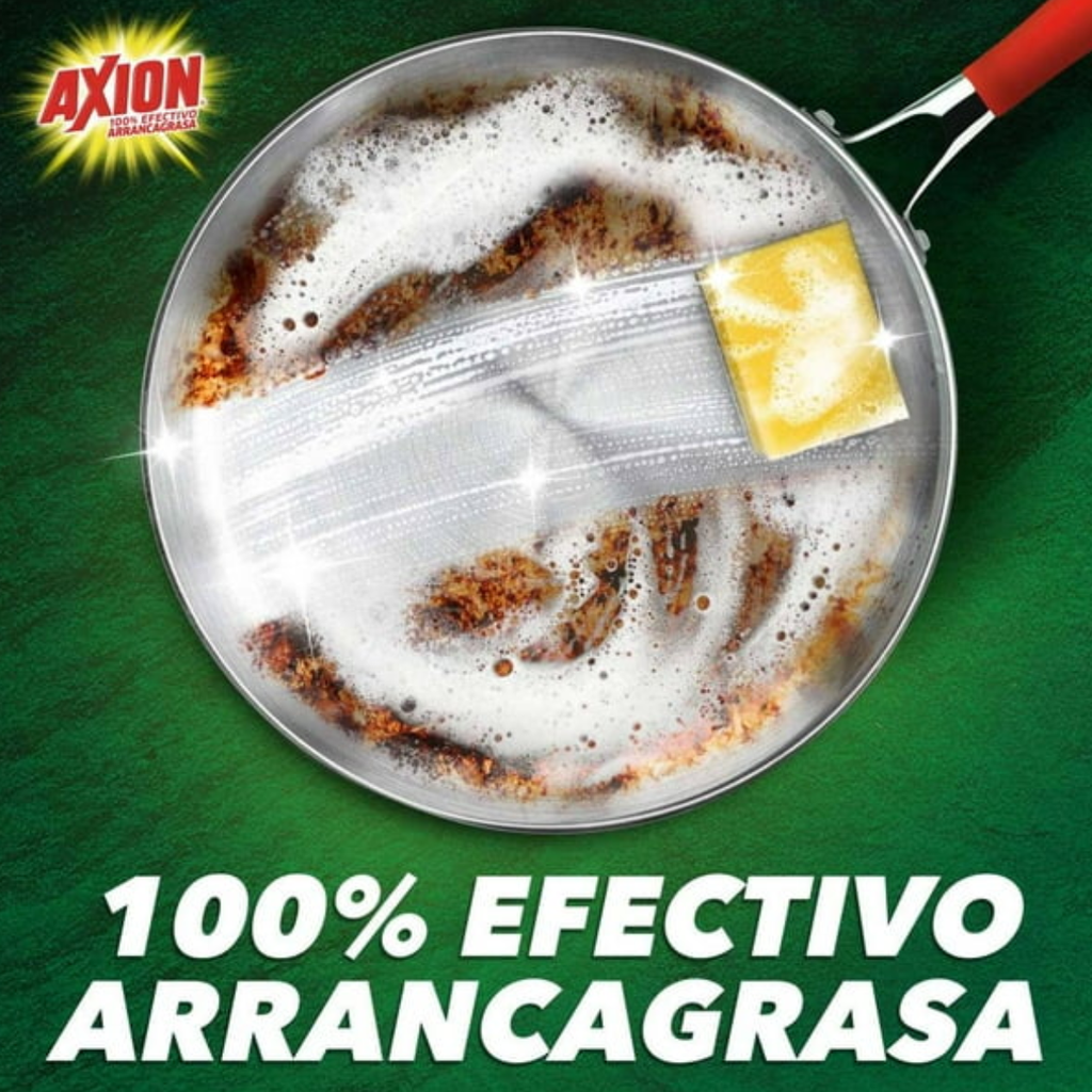 Jabón Líquido Axion Arrancagrasa Limón 2.8 l Drop002