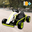 Carrito Go Kart Eléctrico Rush 360 Verde Electrico Drop002
