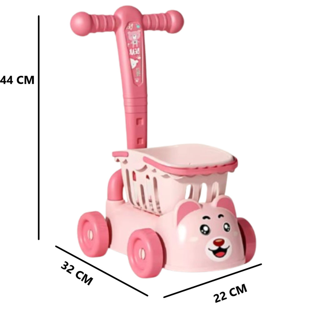 Carrito De Compras De Supermercado Con Accesorios De Cocina