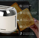 Tostador Daewoo Retro Breakfast 2 Rebanadas Drop002
