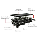 Parrilla Antiadherente RCA Raclette RC-47 1455 W Drop002