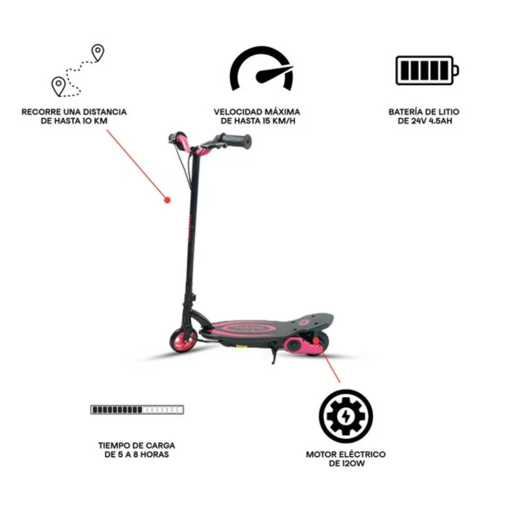 Scooter Eléctrico Moboss Infantil Eléctrico 15 Km Drop002