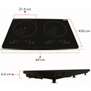 Parrilla de Inducción RCA Quemador Doble RC-12A4 Drop002