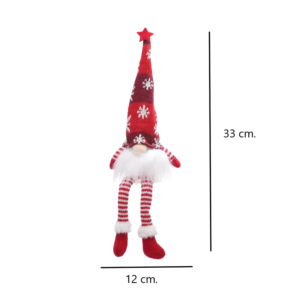 Gnomo Brillante Navidad Muñeco Sin Rostro