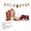 Banderines Con Diseño De Figuras Navideñas