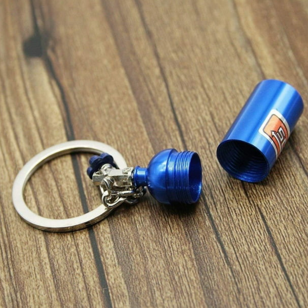 Llavero De Oxido Nitroso NOS Nitro Metálico