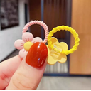 Ligas Para El Cabello En Forma De Flor Para Niñas Banda Elástica