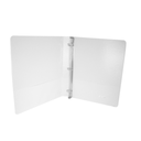 Carpeta Panorámica-Tam Carta/3 argollas Blanca