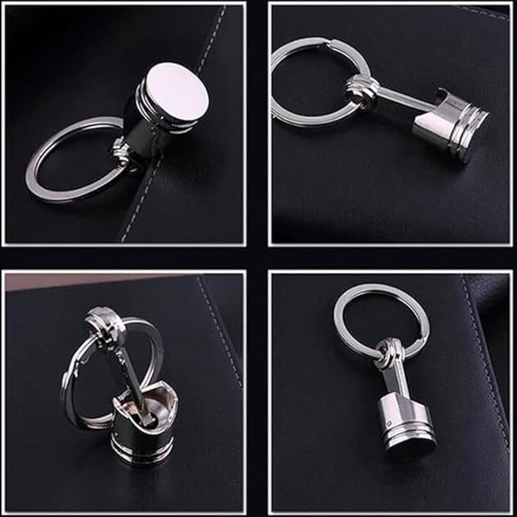 Llavero De Pistón De Metal Mini Llavero