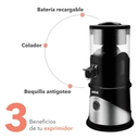 Exprimidor de Cítricos RCA Inalámbrico Negro RC-620 Drop002