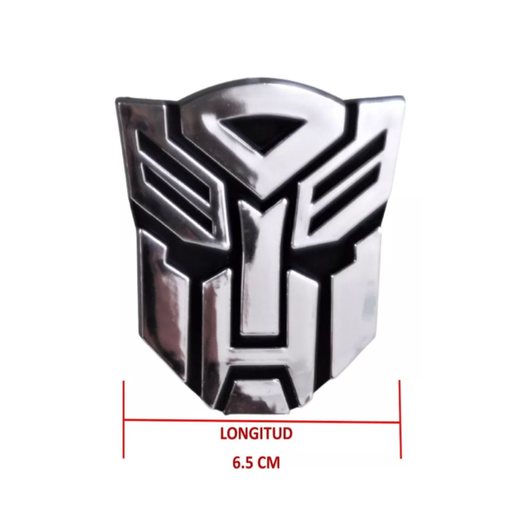 Emblema 3d Transformers Sticker Calcomanía Adherible Autobot