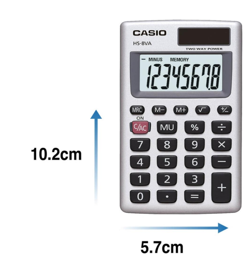 Calculadora De Bolsillo/ 8 Digitos / Modelo HS-8VA