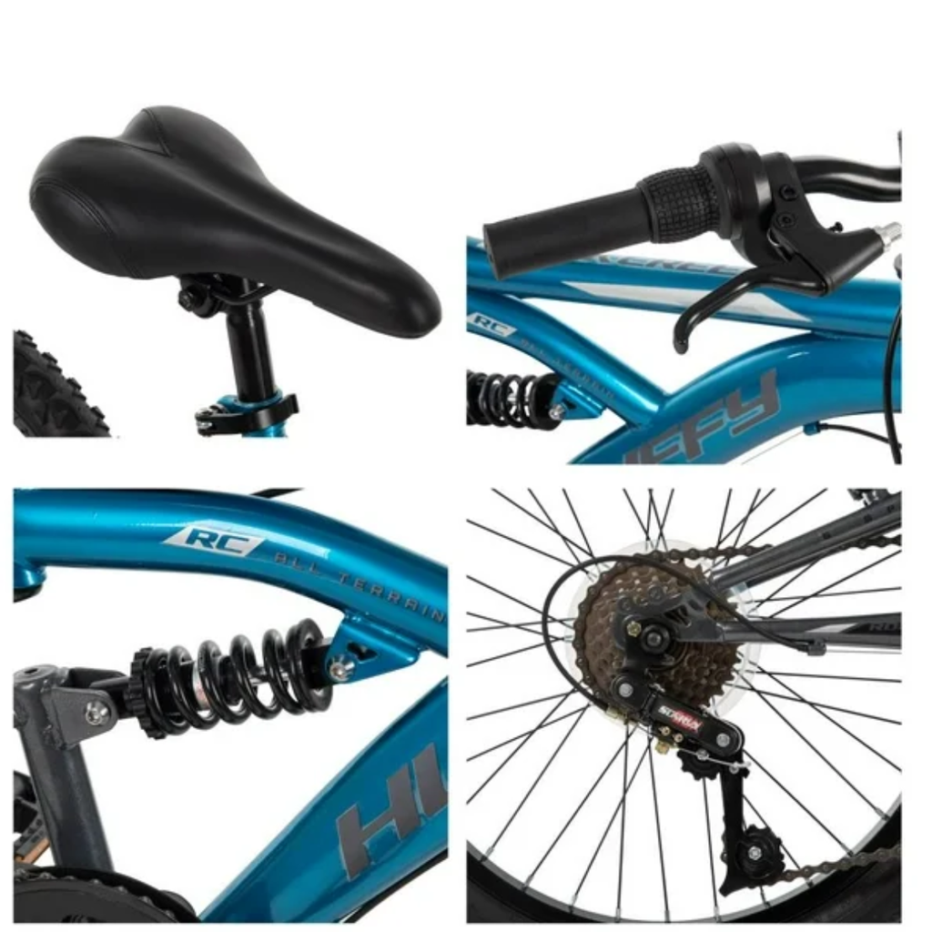 Bicicleta de Montaña Huffy Rock Creek Rodada 20 Azul Dropp02