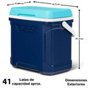 Hielera Igloo Profile 28.3 l Tecnología Cool Riser Drop002