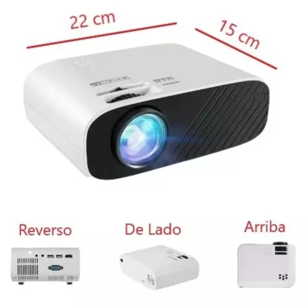 Proyector Mini Portati Lcd 1080p Hd Profesional