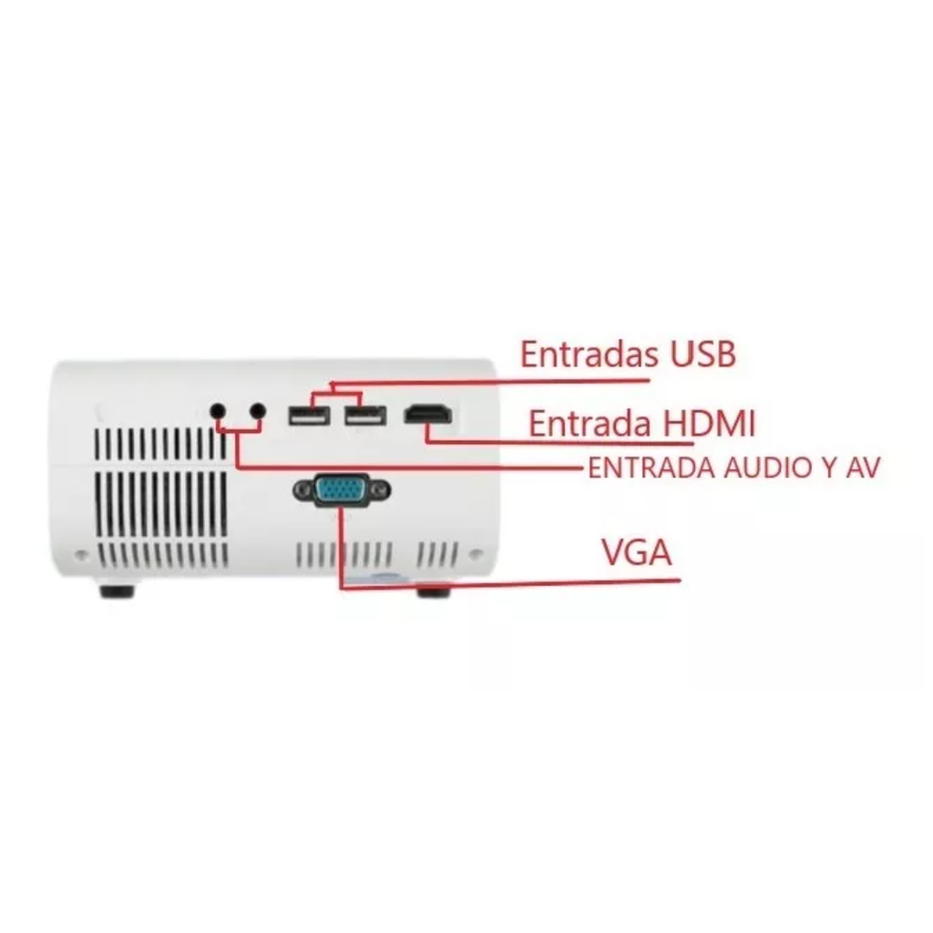 Proyector Mini Portati Lcd 1080p Hd Profesional