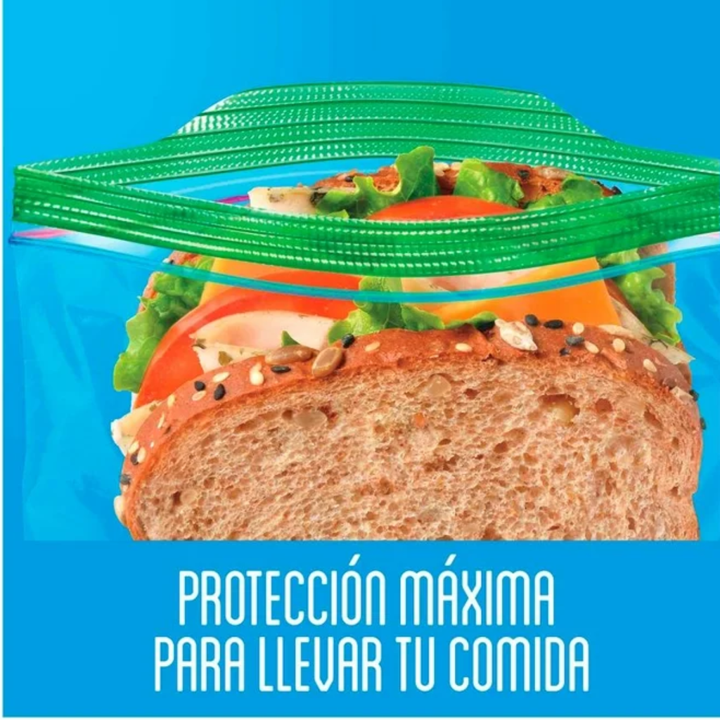 Bolsas Reutilizables Ziploc para Sandwich 290 Pz Drop002