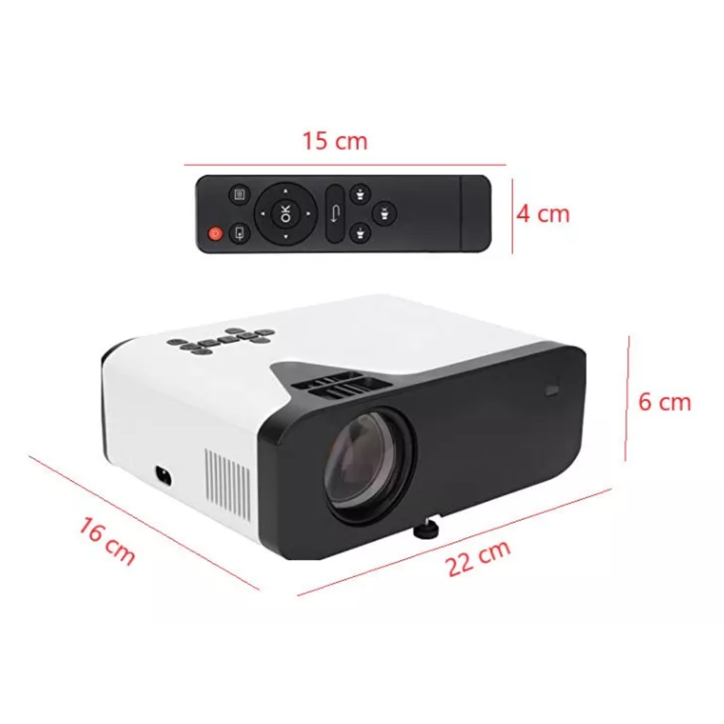Proyector Mini 1080p 4000lm Portatil Wifi Hd Bluetooth