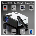 Proyector Mini 1080p 4000lm Portatil Wifi Hd Bluetooth