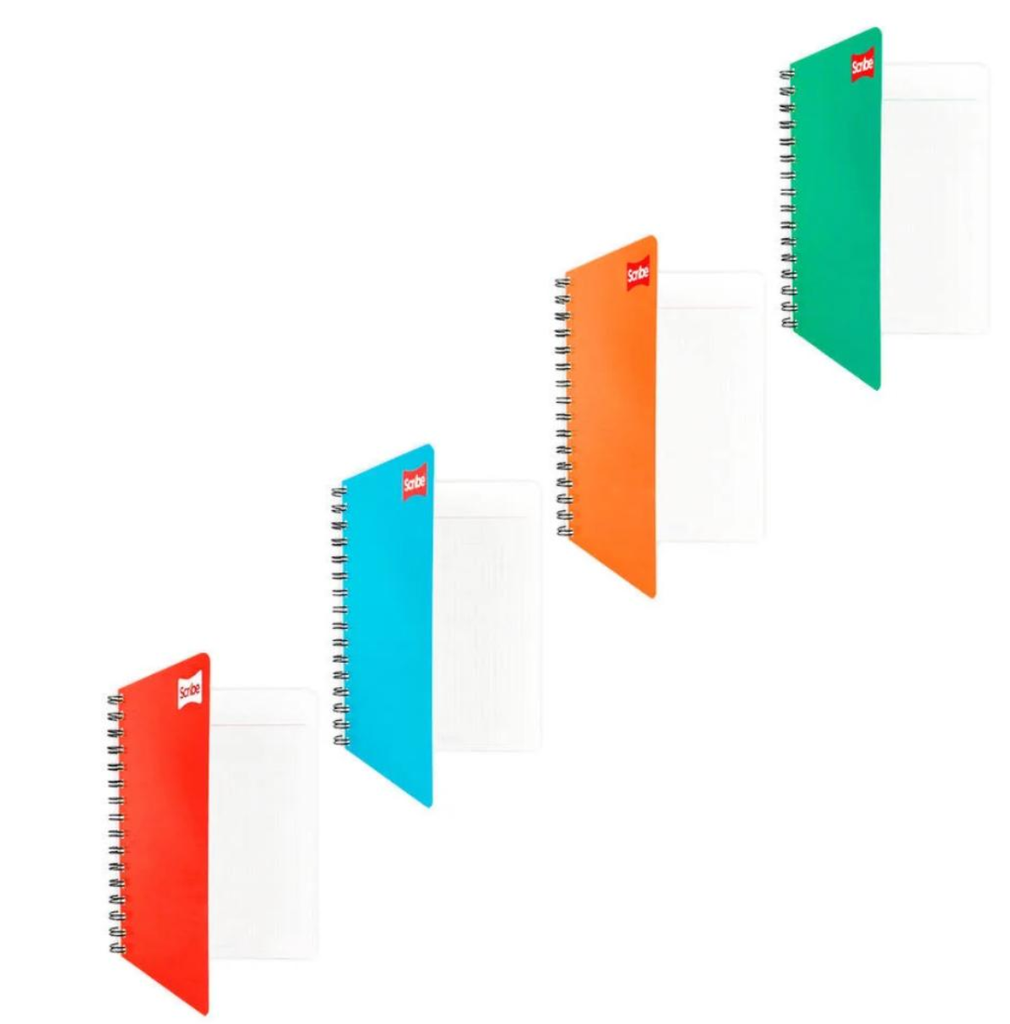 Cuaderno Francés Scribe Espiral Doble Clásico Cuadro Grande 100 Hojas