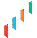 Cuaderno Francés Scribe Espiral Doble Clásico Cuadro Grande 100 Hojas