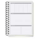 Cuaderno Francés Scribe Espiral Doble Clásico Cuadro Grande 100 Hojas