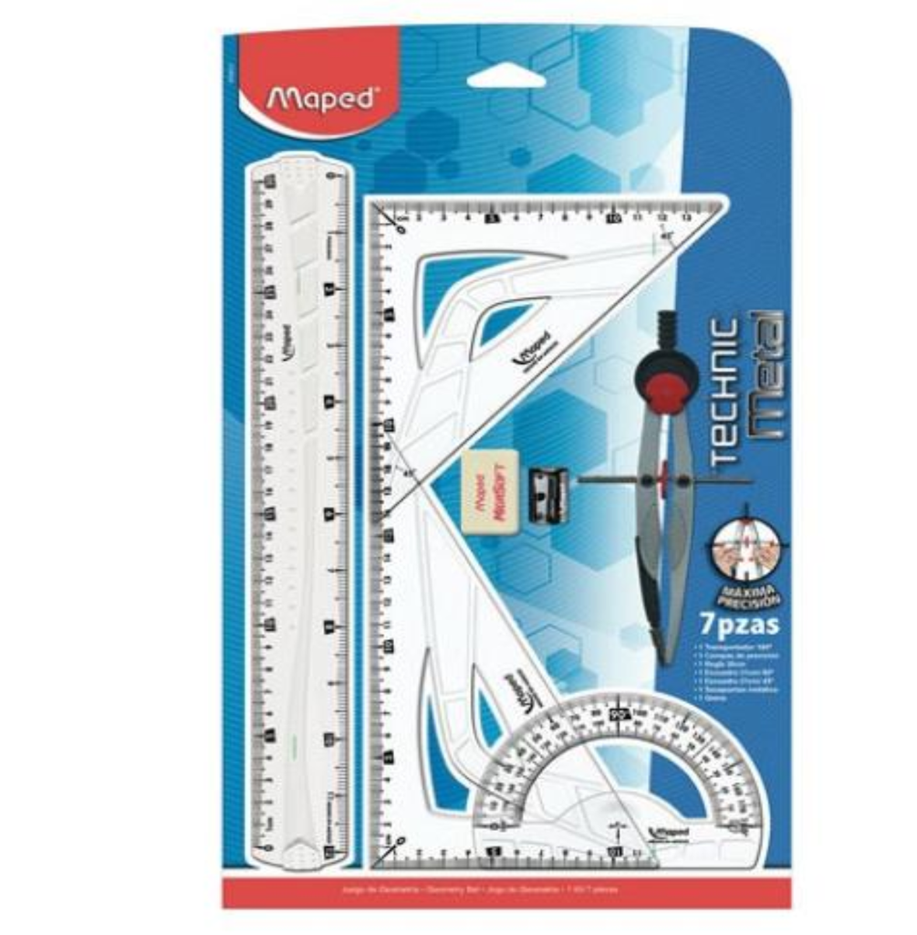 Juego de Geometría Flexible Stop System 6 pzas Drop 009