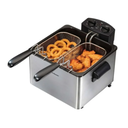 Freidora Hamilton Beach Acero Inoxidable 2.8 L. Drop002