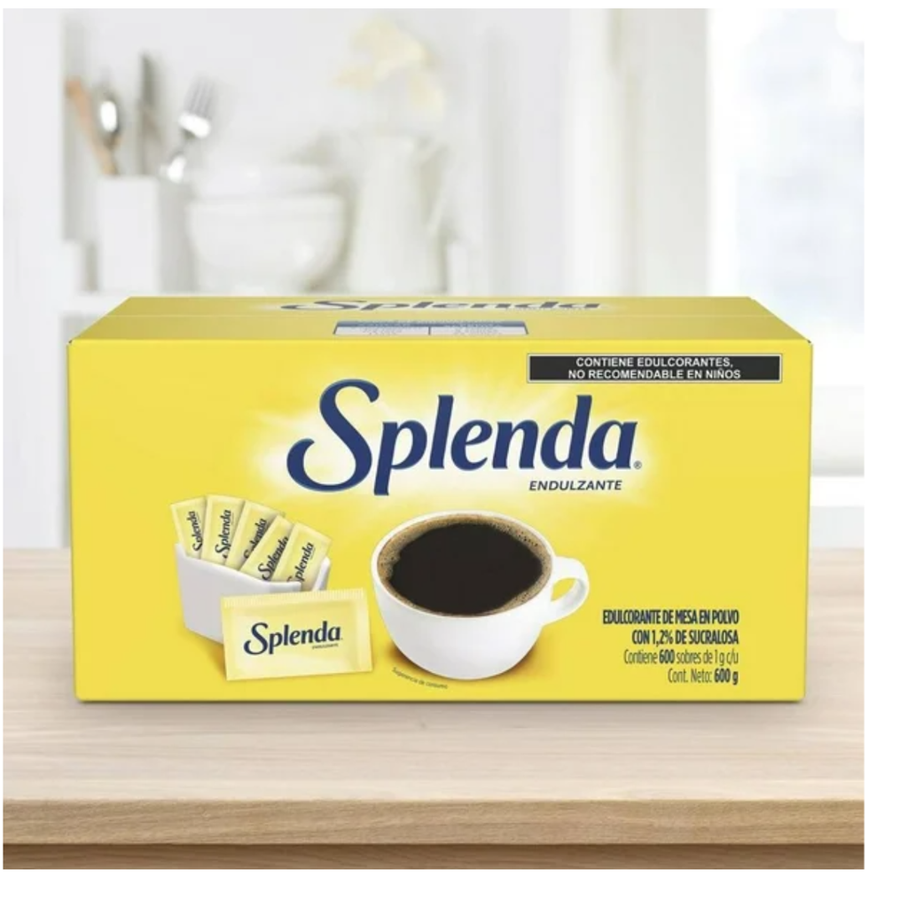 Endulzante Splenda 600 Sobres De 1 Gr. c/u Drop002