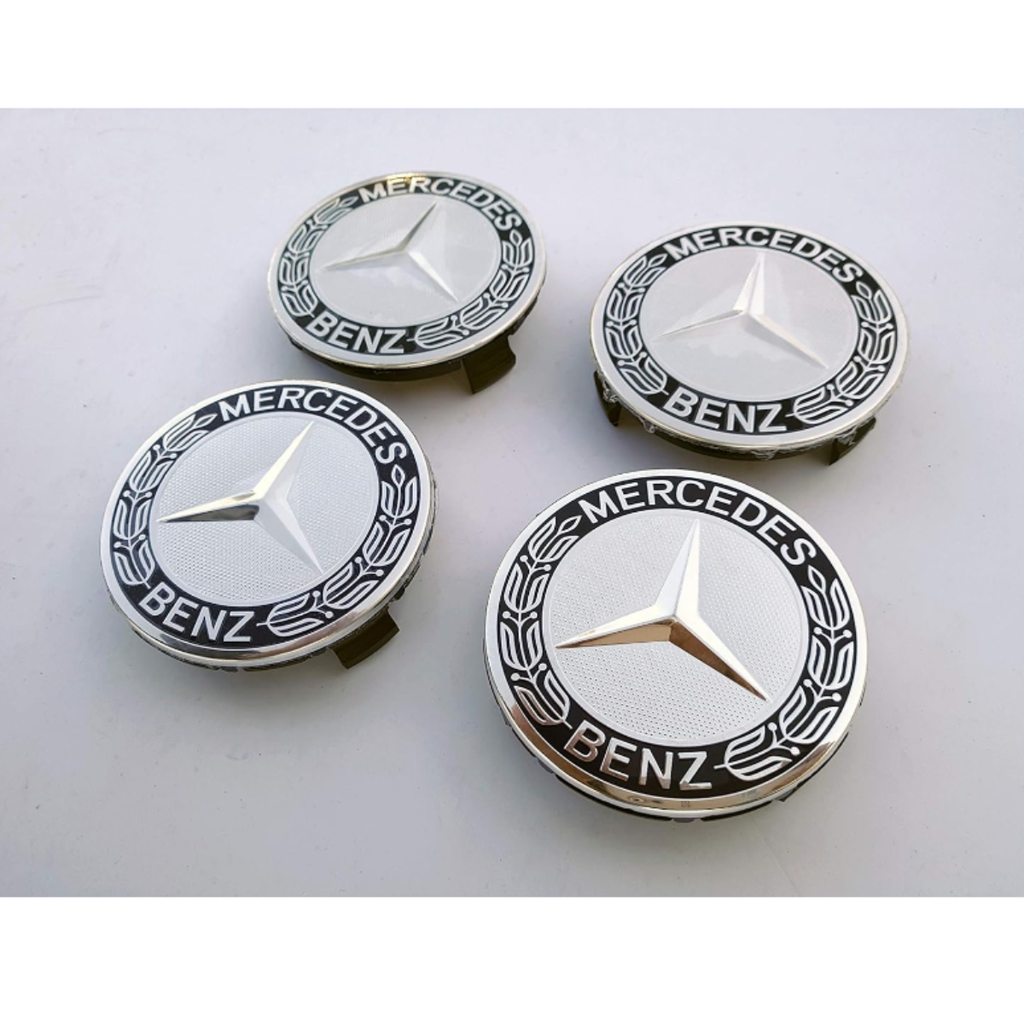 Emblema De Mercedes Benz Clase C Rueda De Centro 4 Piezas