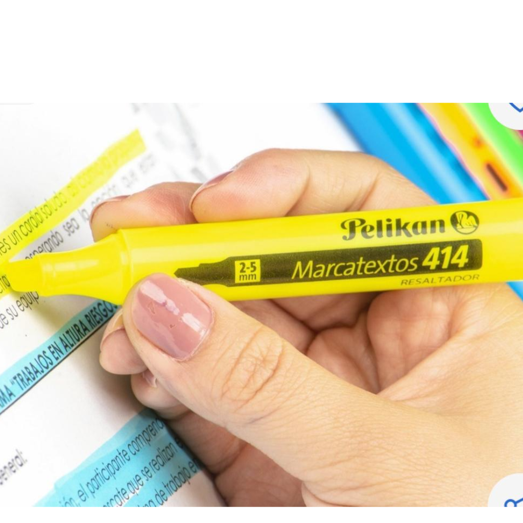 Marcatextos / Grueso Amarillo/ Cja C/10 Pzas/Drop 009