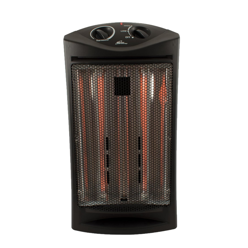 Calefactor de Cuarzo Vios Home Negro EB65032 Drop011