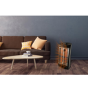 Calefactor de Cuarzo Vios Home Negro EB65032 Drop011
