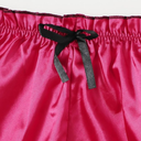 Coordinado Pijama Encaje Trasparente Sin Tirantes Short Rosa