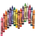 Crayones Tipo jumbo/Gruesos/Caja C/24pzas/Drop 009