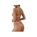 Coordinado Lenceria Muy Comodo Con Tirantes Super Sexy! Rosa