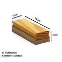 Borrador Scool Madera Amarillo Drop009