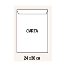 Sobre engomado/ tamaño carta/caja c/50 pzas/Drop 009
