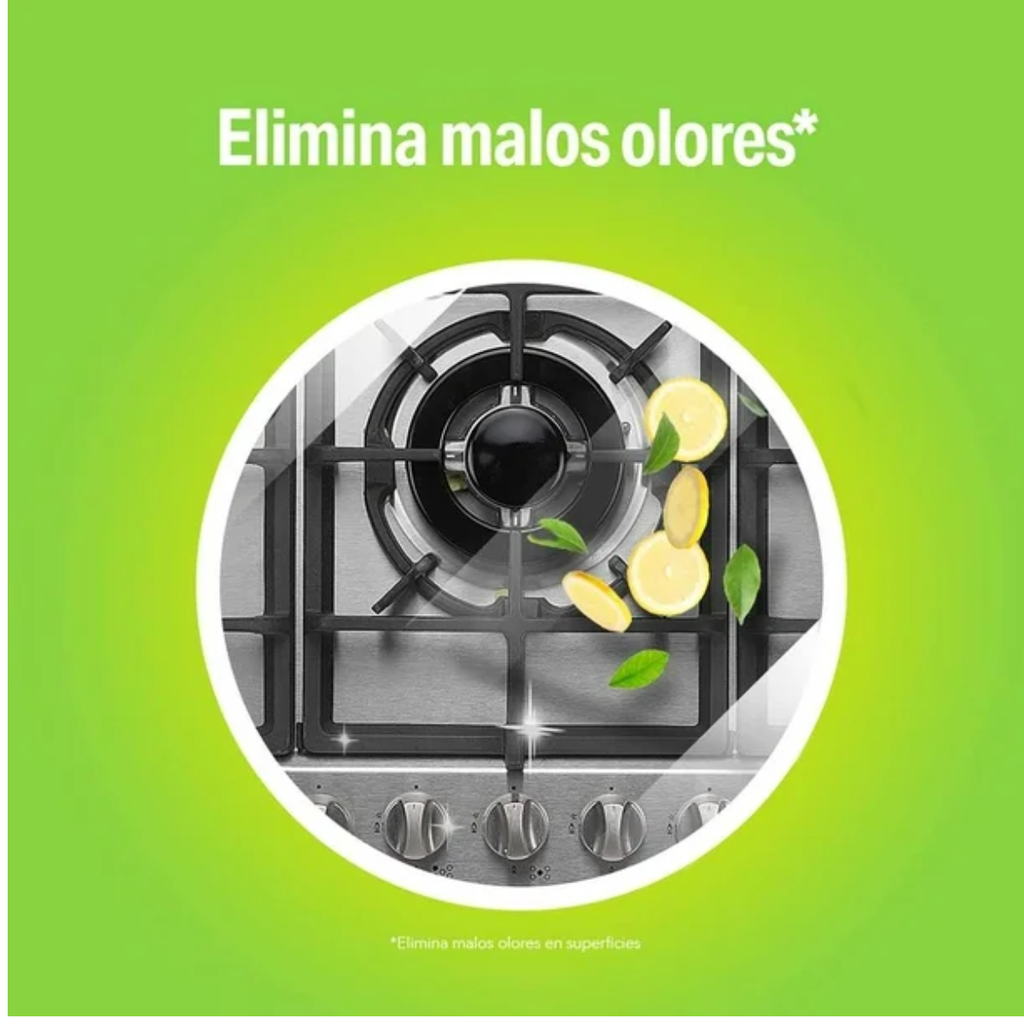 Limpiador Multiusos Ajax Bicarbonato Limón 5 L Drop002