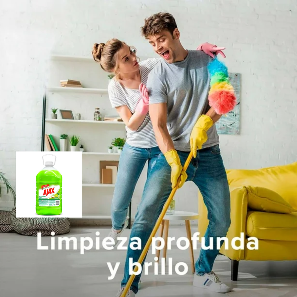 Limpiador Multiusos Ajax Bicarbonato Limón 5 L Drop002