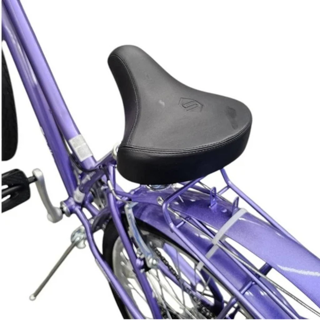 Bicicleta Urbana Huffy Seville Rodada 24 Morado Drop002
